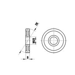 M5 сферический диск из высокопрочной стали, DK 20 мм, для систем ZEISS A-5555-0197